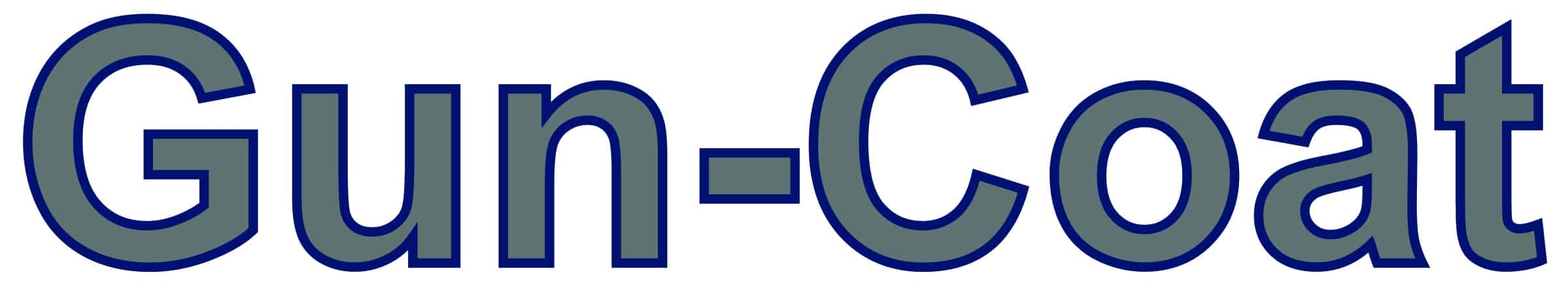Gun Coat Logo With Blue Outline