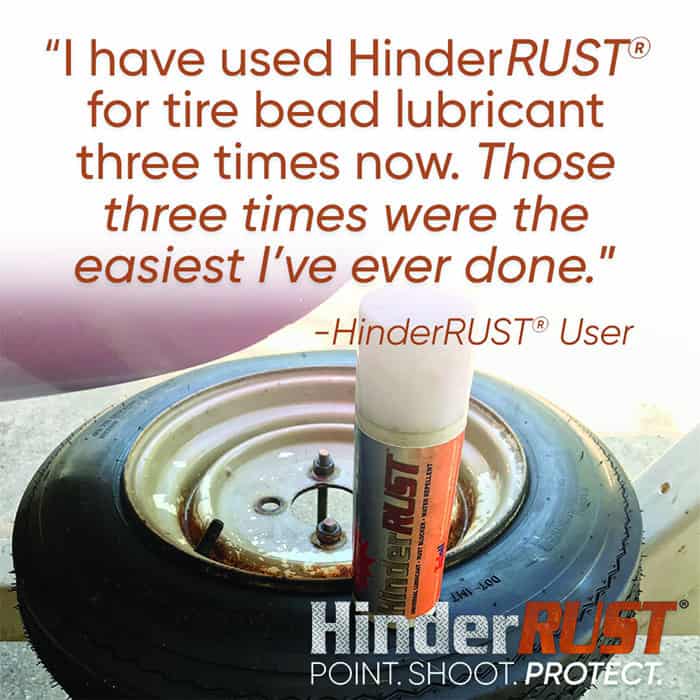 Make Seating Of Tire On Rim Easier Plus Protect From Rust